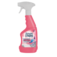 БОЛЬШАЯ СТИРКА спрей пена Пятновыводитель для ковров и обивки мебели 500мл